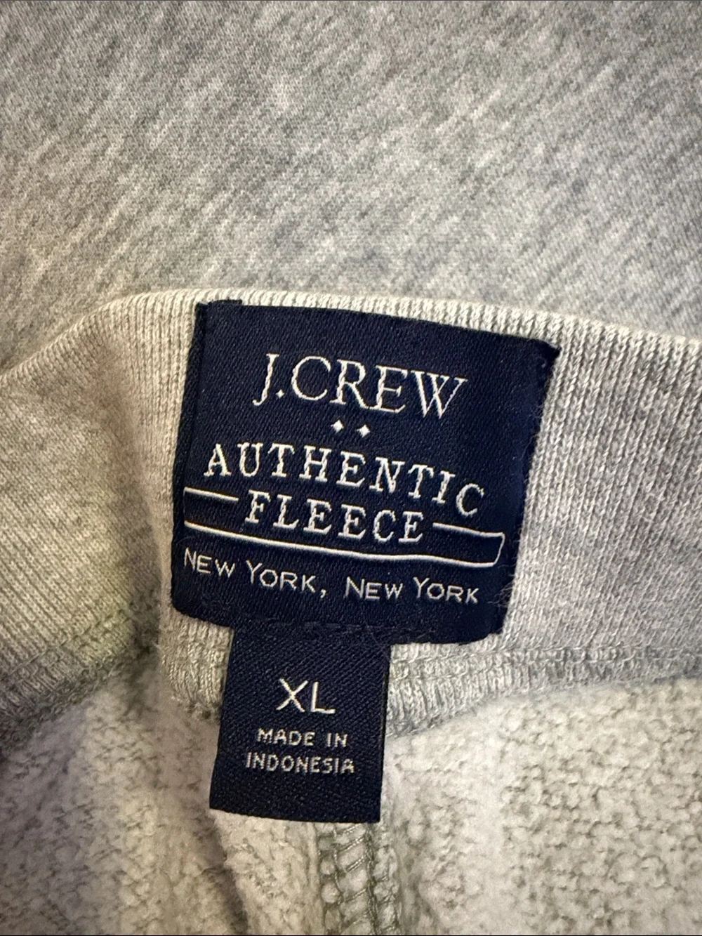 J. Crew Men's Heather Gray Sweatpants with Drawstring